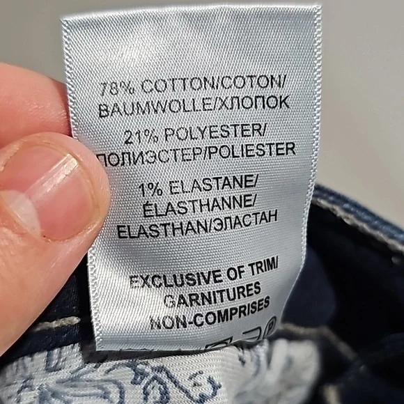 Silver Suki dark wash 30x22 mid rise capris - Picture 8 of 8